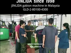 Mesin kecepatan tinggi GLD-2-80100-4300 Gabion Mesh kekuatan 30KW