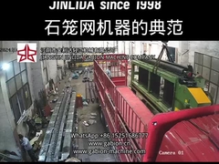 GLD-2 garis produksi gabion tugas berat, lebar kerja 4300, ukuran mesh 100x120mm