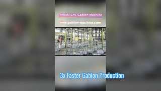 Mesin Jaring Gabion CNC JINLIDA | Produksi 2–3x Lebih Cepat | Pabrik Langsung