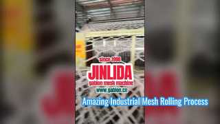 Lini Produksi Mesin Gabion Mesh Sepenuhnya Otomatis Berkecepatan Tinggi