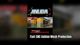 Mesin Jaring Gabion CNC JINLIDA | Pengoperasian Sederhana, Produksi Cepat