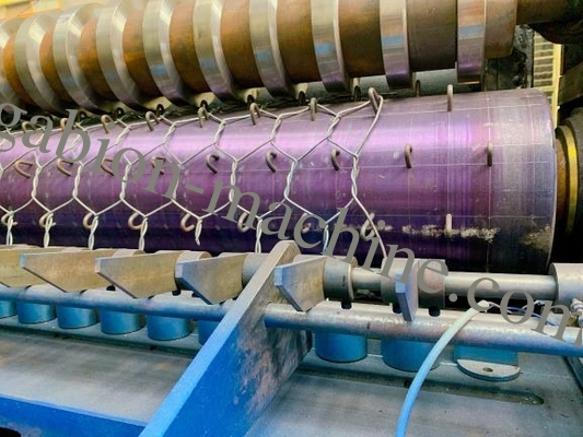 Beli Garis produksi gabion yang dapat disesuaikan untuk ketinggian 0,5m-2m warna biru pembuatan online