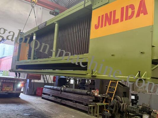 Beli LNWL-5 CNC Gabion Mesh Machine 4300mm Lebar Kerja PLC Servo Drive untuk Perlindungan Slope River Bank pembuatan online