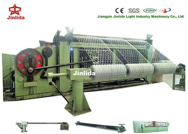 Beli 5000mm 30kw Gabion Mesh Mesin PLC Kontrol 100 * 120mm Hexagonal Wire Mesh pembuatan online