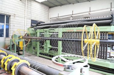 Beli 3.2mm Kawat 80x100mm Adjustable Gabion Mesh Machine 195 m / h Output Mesh pembuatan online