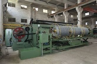 Beli 25RPM Zinc Coated Gabion Wire Cage Machine Untuk Teknik Sipil pembuatan online