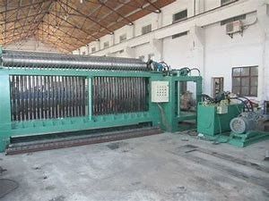 Beli Mesin Kotak Gabion Lebar 6 Bar 2300mm Berkelanjutan Pelumasan Terpusat pembuatan online