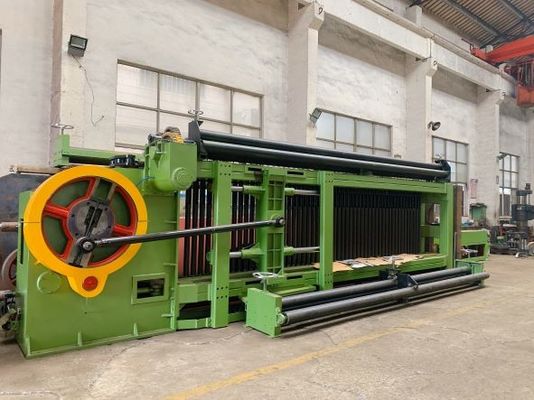 Beli Disesuaikan 2000mm Lebar 15kw Hexagonal Mesh Machine Galvanized Double Twist Gabion WireNetting pembuatan online