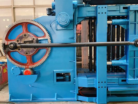 Beli 83m / H Trapesium PVC Galfan Coated Hexagonal Netting Machine pembuatan online