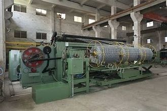 25RPM  Zinc Coated Gabion Wire Cage Machine For Civil Engineering